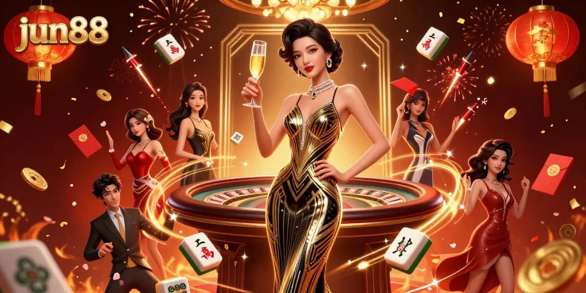 Experience the thrill of wins with jun88 and dazzling games in a vibrant casino setting.