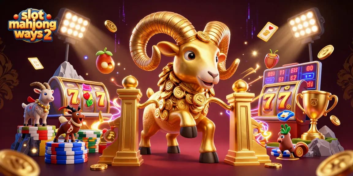 Experience thrilling gameplay with slot mahjong ways 2 in a vibrant 3D casino scene.