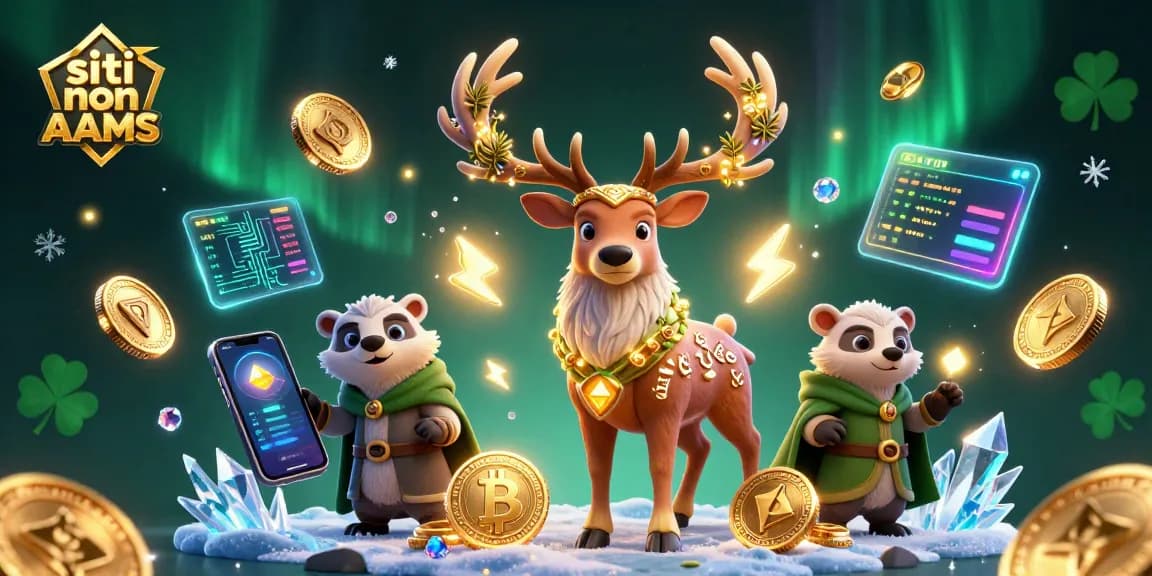 Impegnati nel mondo entusiasmante dei siti non AAMS che mostrano personaggi vibranti ed elementi crypto.