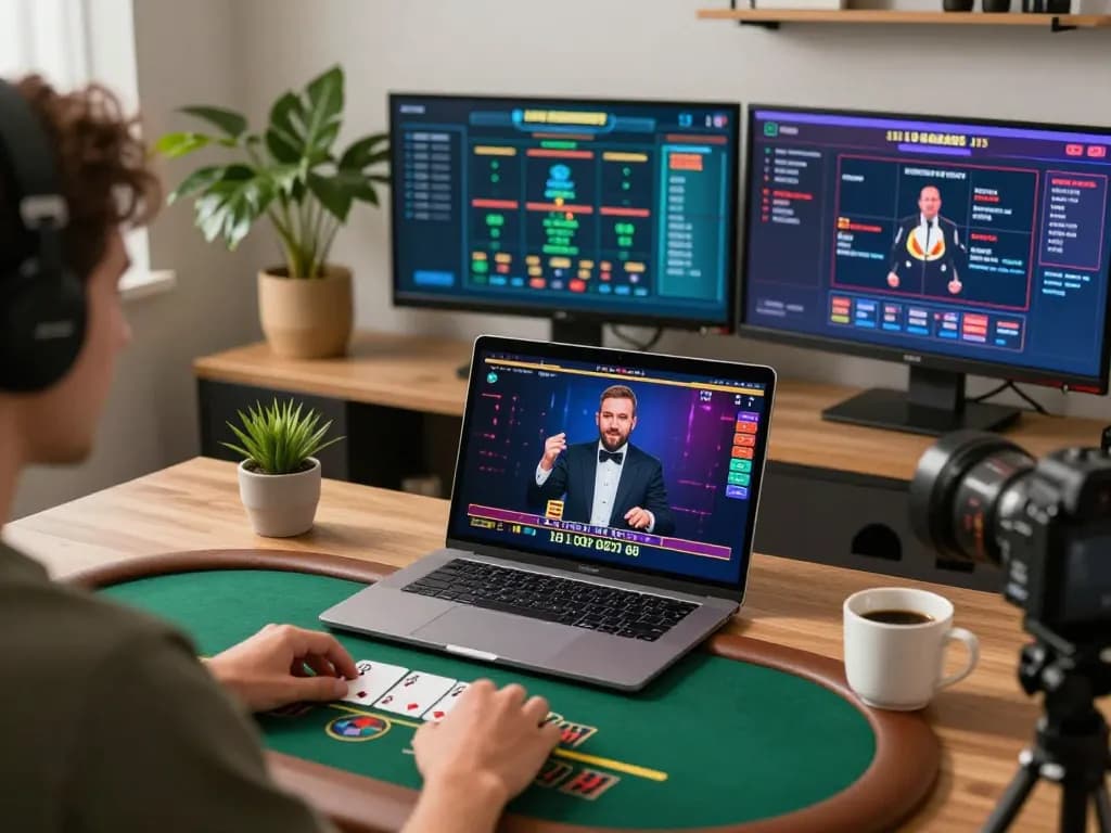 Player engaging with live dealer blackjack on vb88, showcasing a modern online gaming environment.