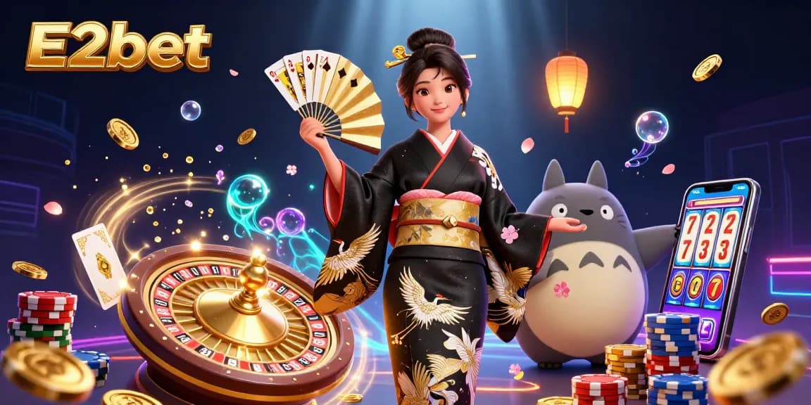E2bet players enjoy a thrilling casino atmosphere with vibrant games and dynamic visuals.