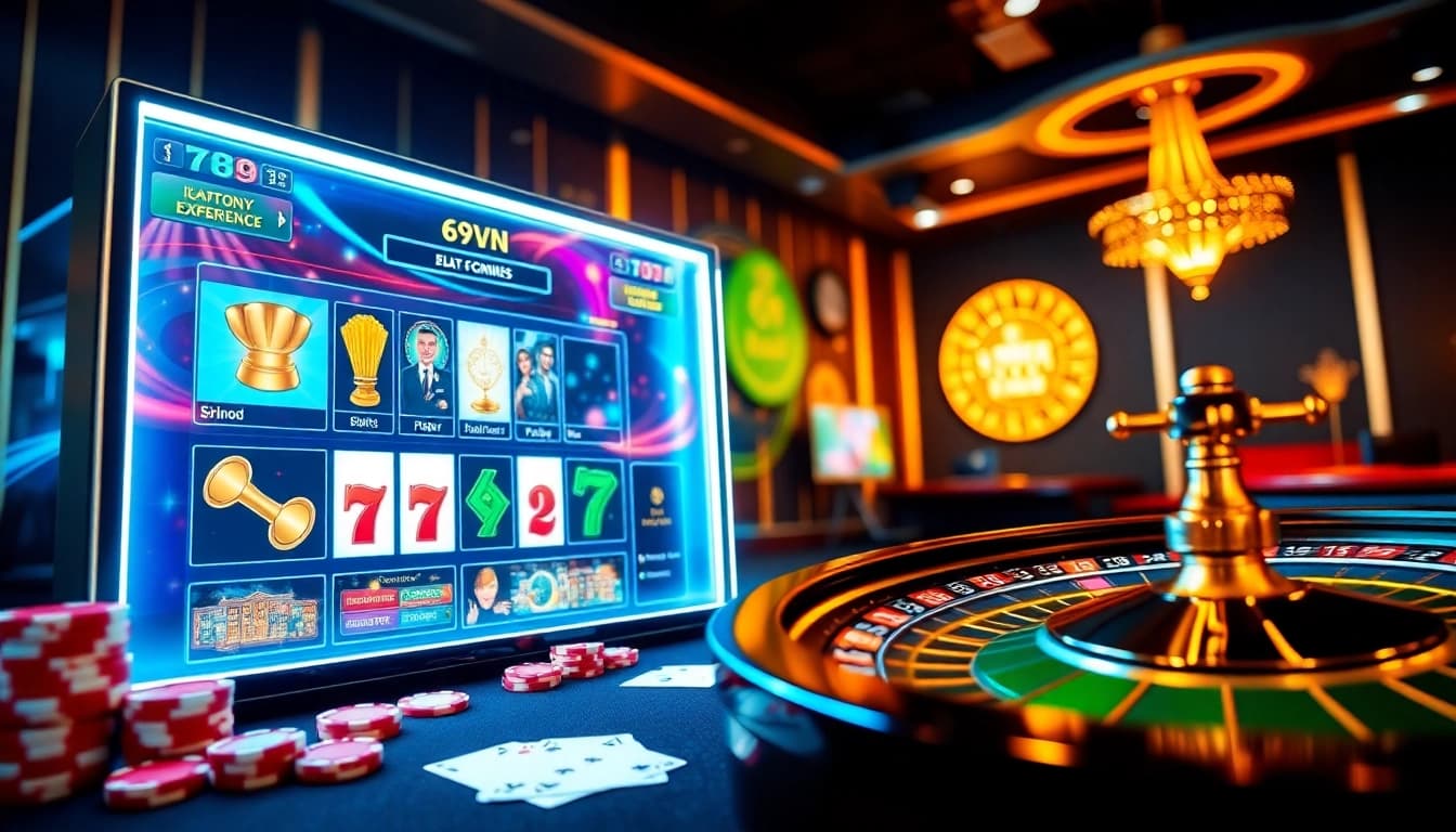 Experience thrilling online gaming at 69VN with exciting slots and poker action