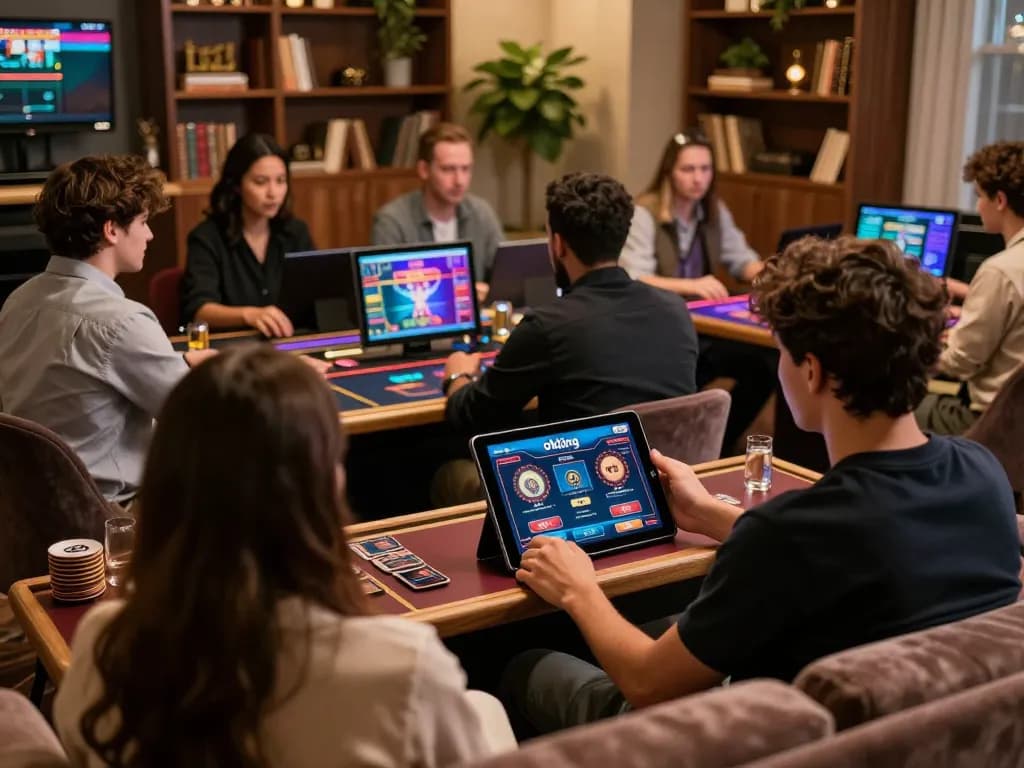 Daily gaming session on okking app with a player immersed in action