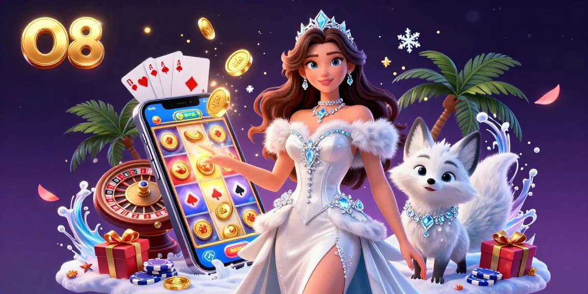 Engage in thrilling gaming adventures at O8 with vibrant slot games and stunning visuals.