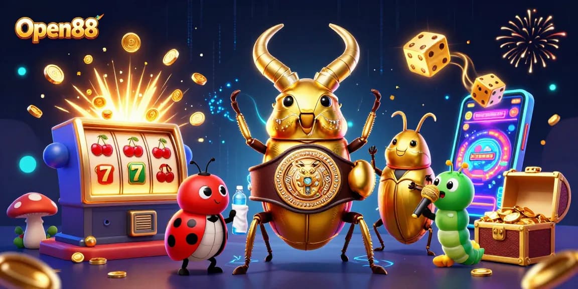 Open88 energizes players with dazzling casino action in a vibrant 3D scene.