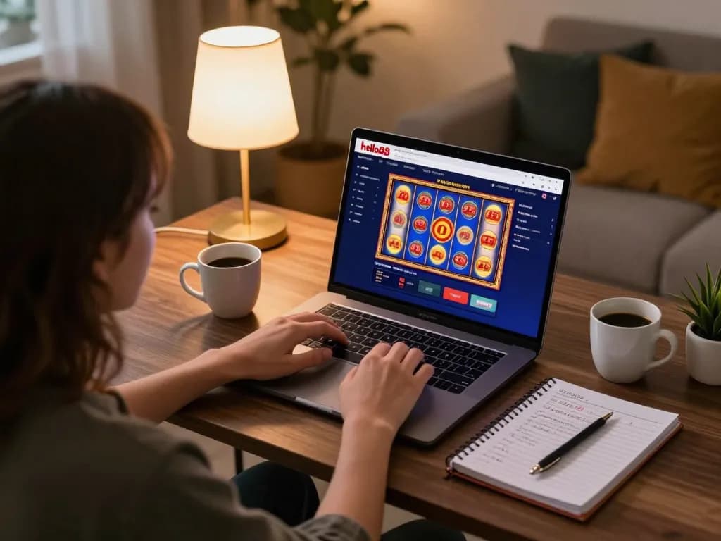 Play engaging games on hello88's platform while enjoying a cozy home setup.