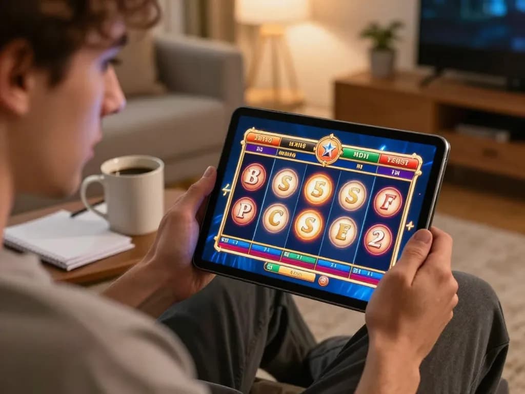 Exciting online gaming session on Fun88, showcasing a player immersed in thrilling slot gameplay