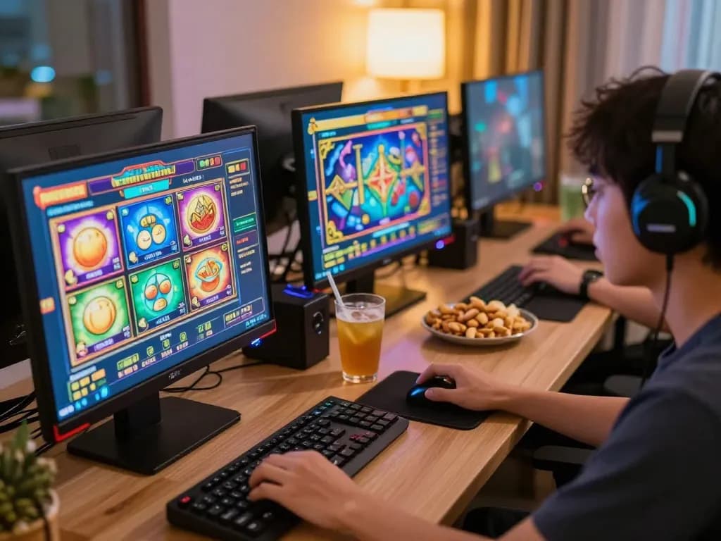 Playing online slot malaysia on multiple screens; inviting home gaming environment