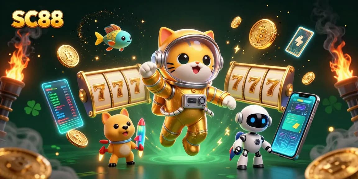 Win big with SC88's thrilling 3D gaming adventure featuring slots, jackpots, and vibrant animations.