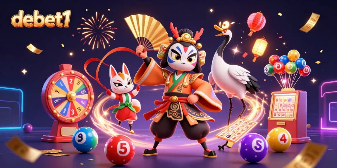 Experience the excitement of debet1 with vibrant lottery visuals and dynamic game elements.