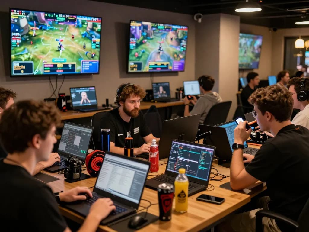Fans passionately engaging in esports betting at 8k8, capturing real-time betting excitement.