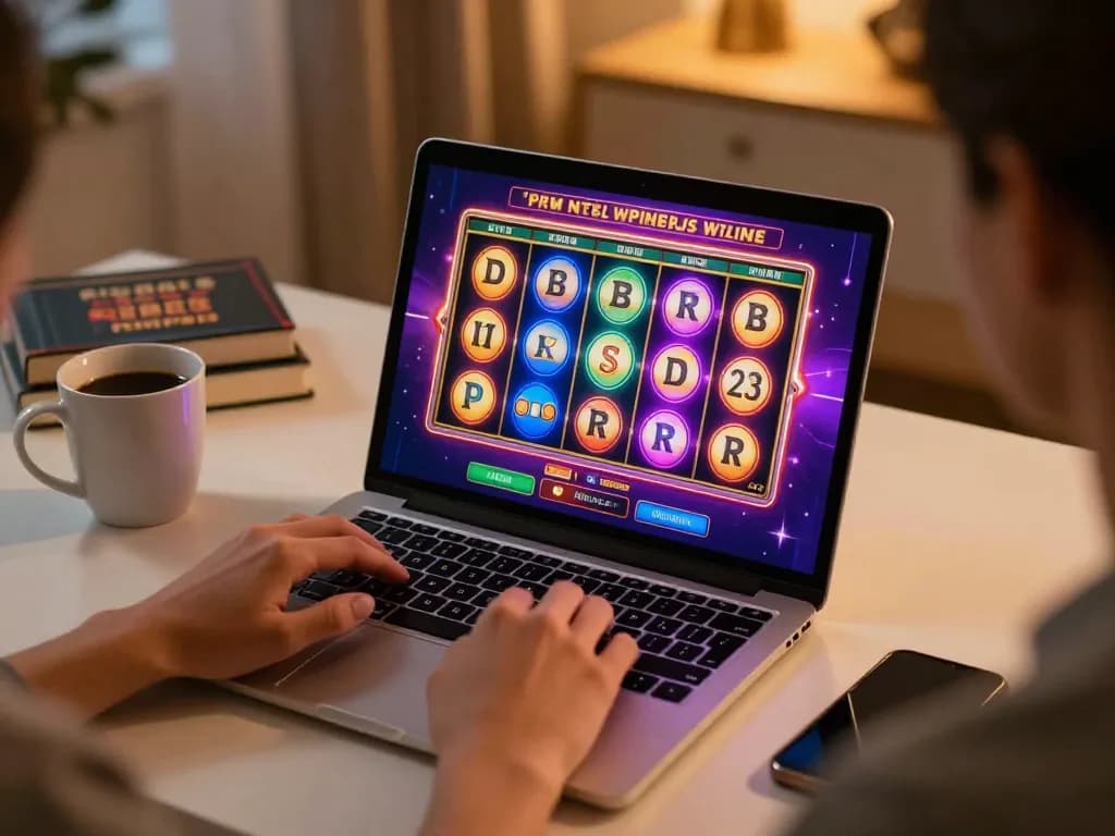 Engaging online gaming scene on five88 platform with player focused on spinning reels and strategy.