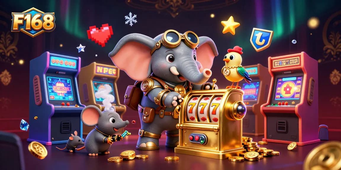 Spin the golden slot machine at F168 for exciting rewards and gaming adventures.
