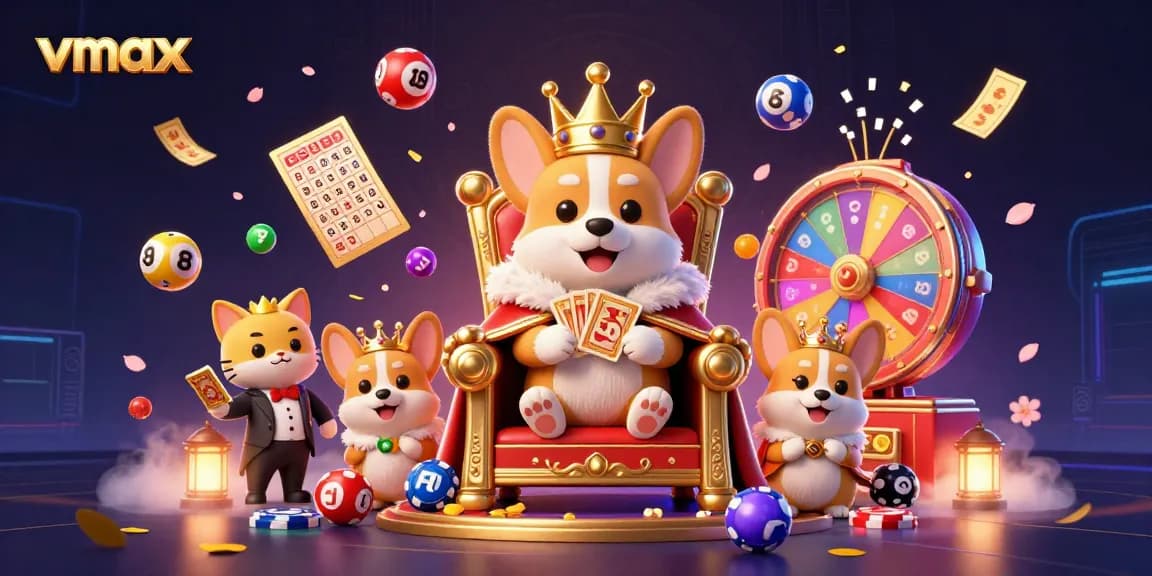 Experience thrilling fun at vmax casino with vibrant game elements and engaging characters in action.
