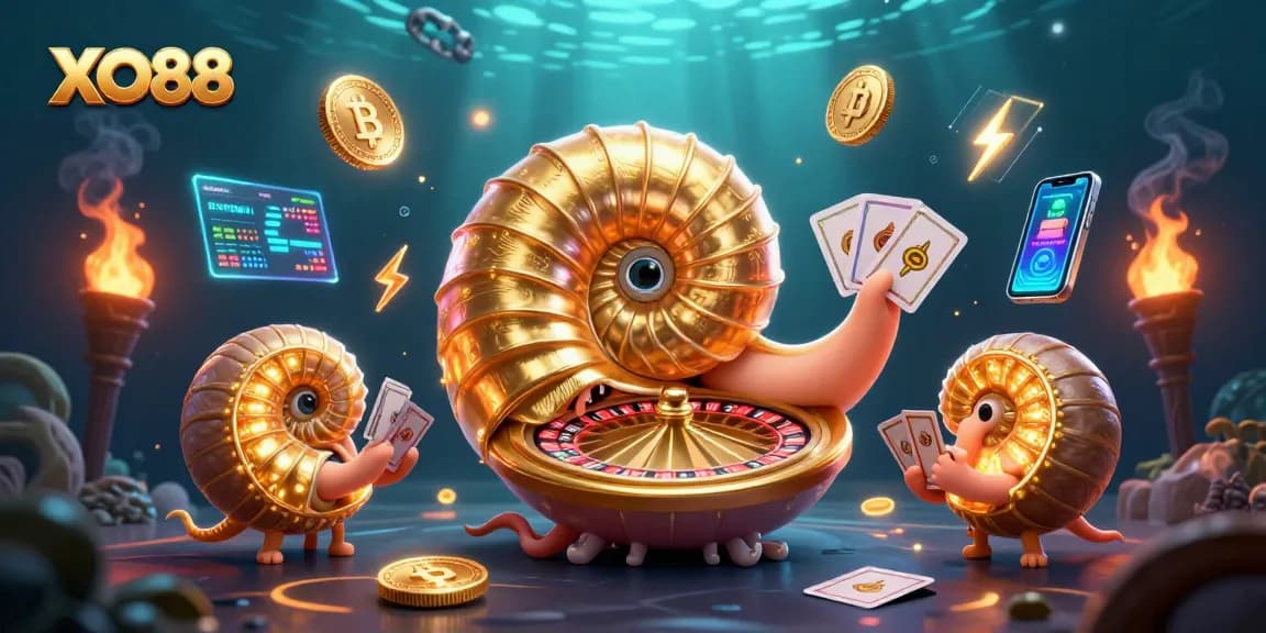Engage with the dynamic world of XO88 while exploring vibrant underwater casino elements and crypto integrations.