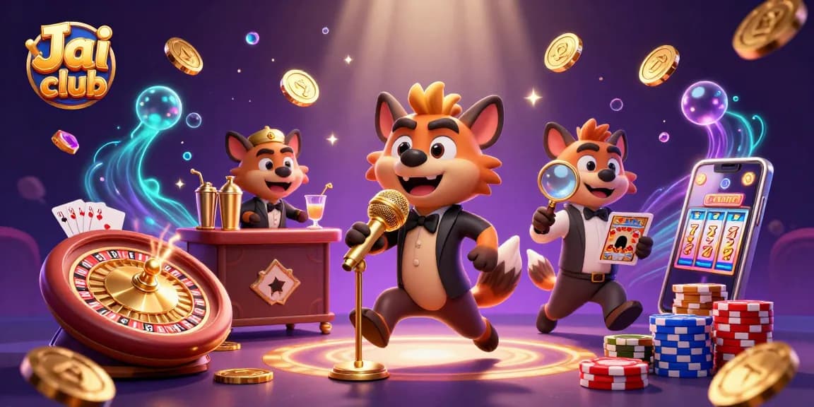 Engage in thrilling games at Jai club with captivating hyenas showcasing their comedy and bartending skills.