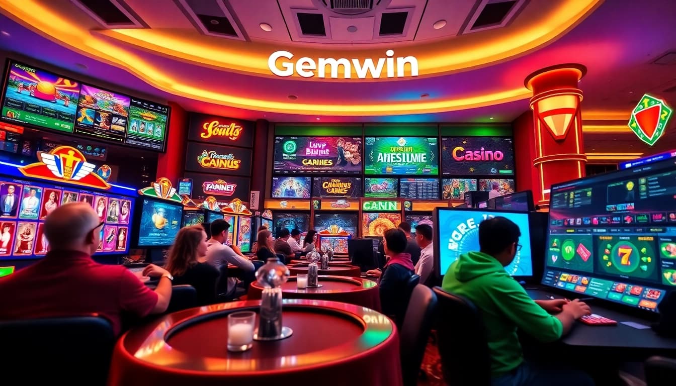 Experience Gemwin's diverse online gaming platform with exciting games and vibrant community.