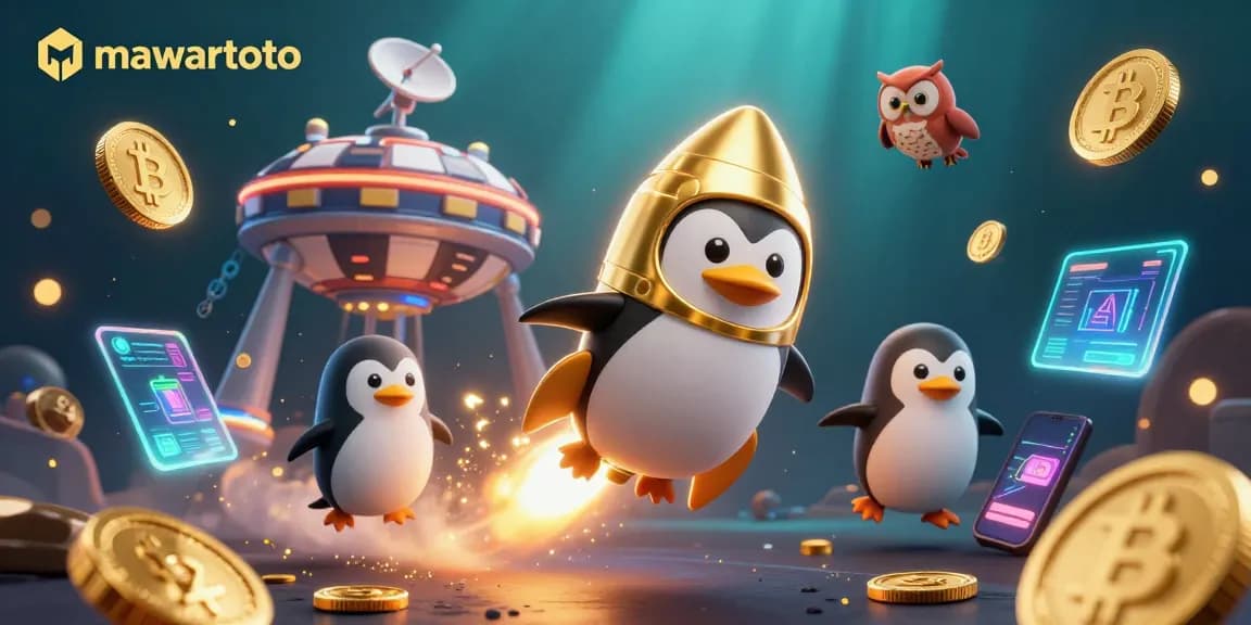 Menangkan permainan di mawartoto dengan gambar kartun 3D menarik yang menggambarkan kasino online.