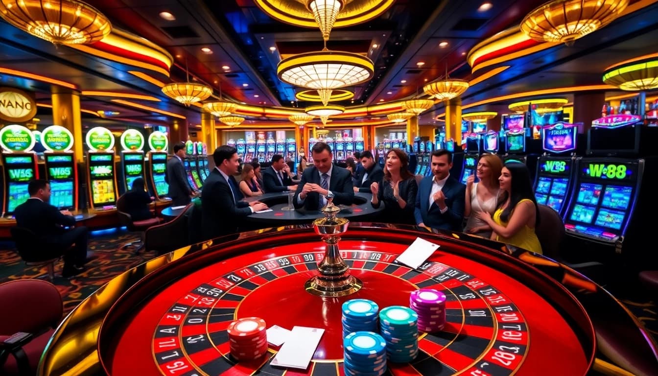 Engage in exciting gameplay at https://w88.properties/ with colorful casino elements and thrilling roulette.