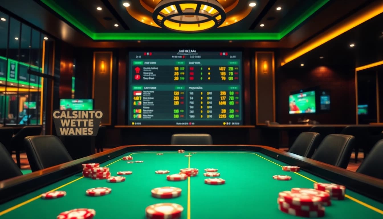 Engaging scene of Judi Bola betting interface with vibrant colors and dynamic football match odds.
