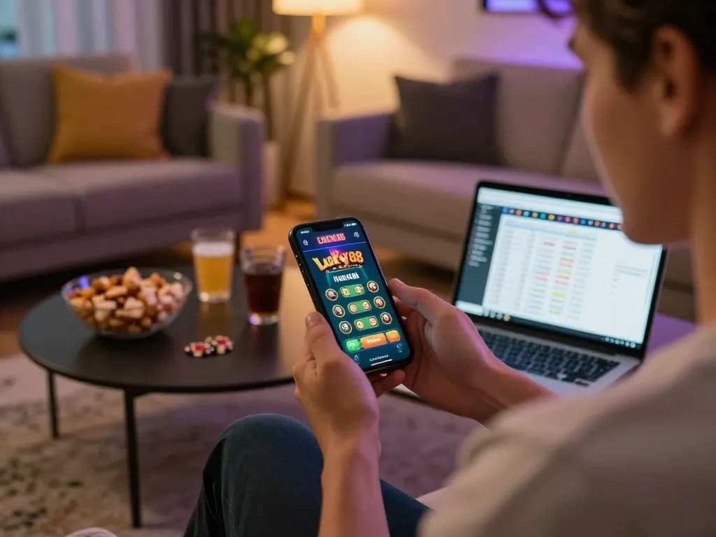 Experience thrilling online gambling with lucky88 on your smartphone in a cozy environment