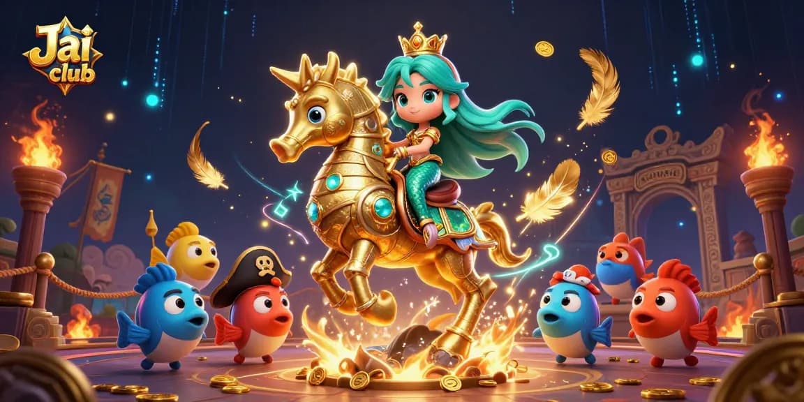 Play thrilling games at Jai club with vibrant characters and rich casino elements.