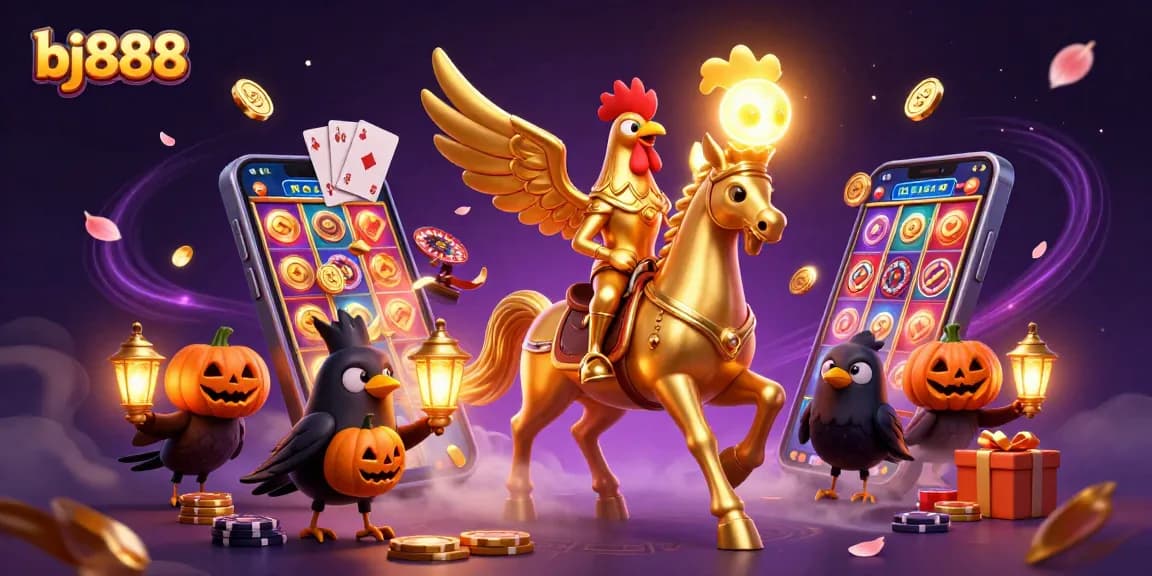 Experience the thrilling gameplay at bj888’s casino with vibrant characters and dynamic slot games!