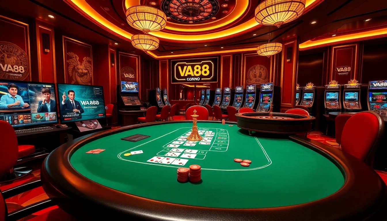 Experience the thrill of winning at VA88 with exciting poker gameplay and sophisticated casino ambiance.
