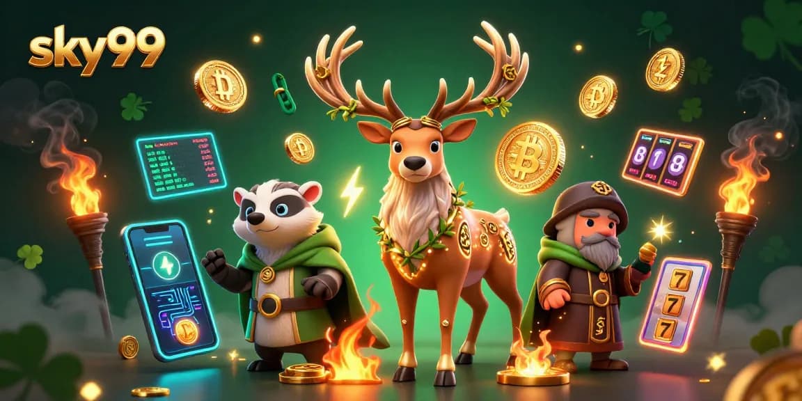 Nikmati aksi permainan yang mendebarkan dengan sky99, menampilkan elemen 3D yang mendalam dan visual kasino yang dinamis.