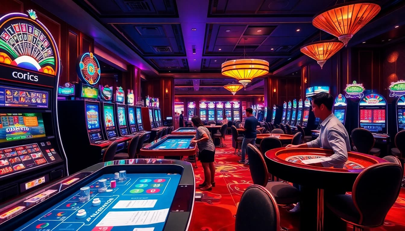 Experience the thrill of online gambling at cuci100 with vibrant slot machines and live dealer games.