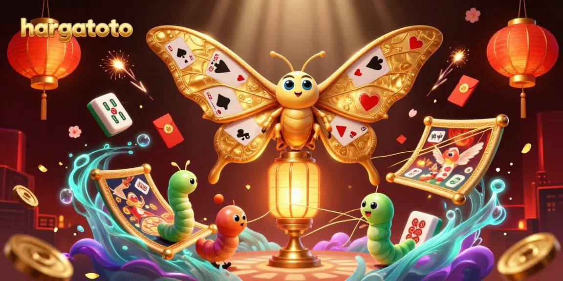 Experience smooth login with hargatoto, highlighted by vibrant casino-themed elements.
