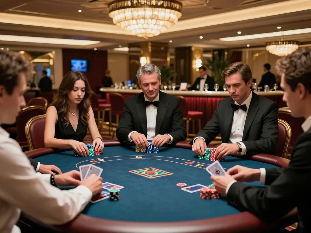 Experience the excitement of high-stakes poker at 88aa club with a luxurious atmosphere.