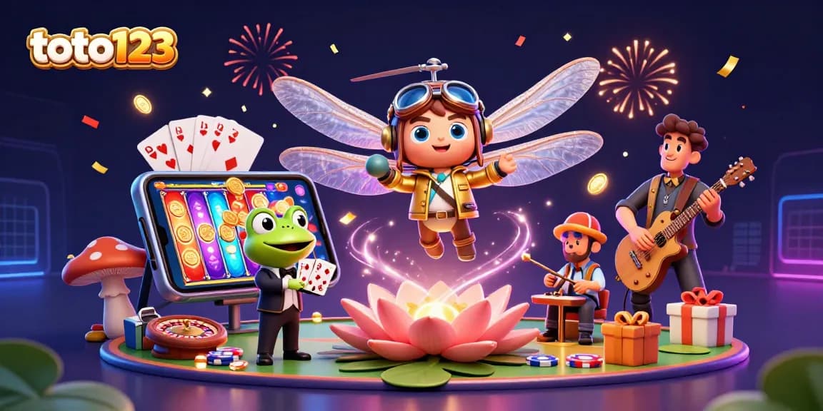 Toto123 allows players to enjoy exciting lottery games with vibrant casino visuals and a lively atmosphere.