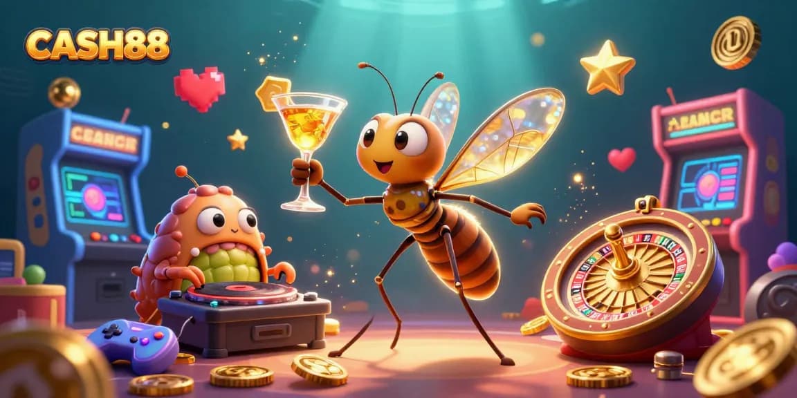 CASH88 offers exciting gameplay with interactive elements, showcasing vibrant characters and casino aesthetics.