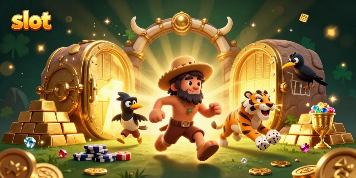 Menangkan slot dengan pengalaman bermain seru bersama dua karakter prasejarah dalam kasino kuno.