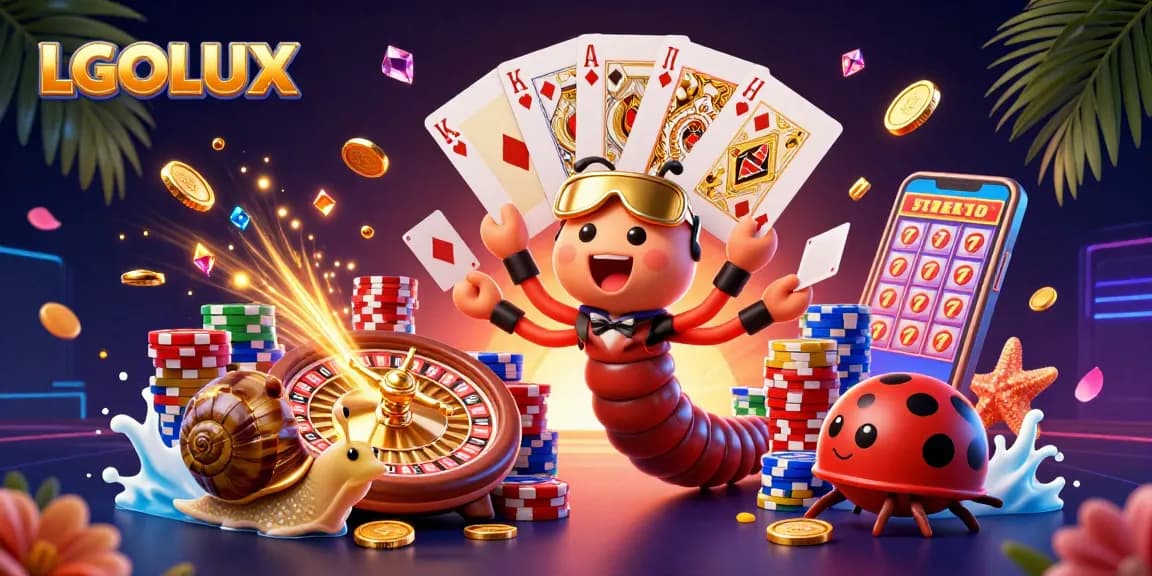 Play exciting slot games at LGOLUX while enjoying massive winnings!
