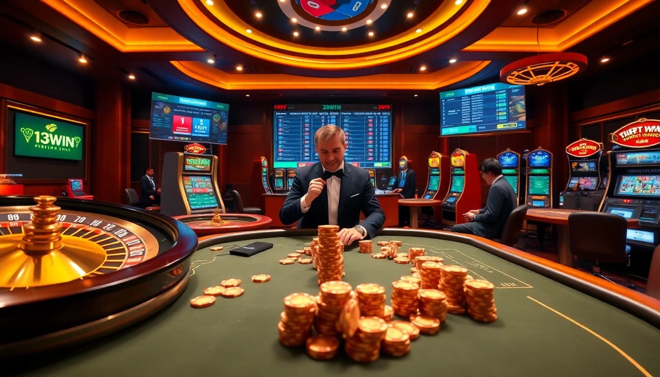 Experience the thrill of 13win with exciting casino games and vibrant gambling atmosphere.