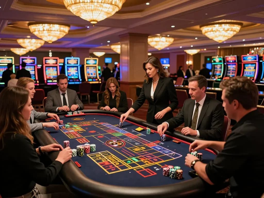 Players engaging in thrilling roulette action at 88xx casino, vibrant atmosphere and dynamic gameplay.