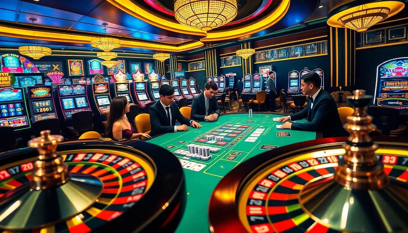 Experience the thrill of high-stakes gaming at 789win link with vibrant casino visuals.
