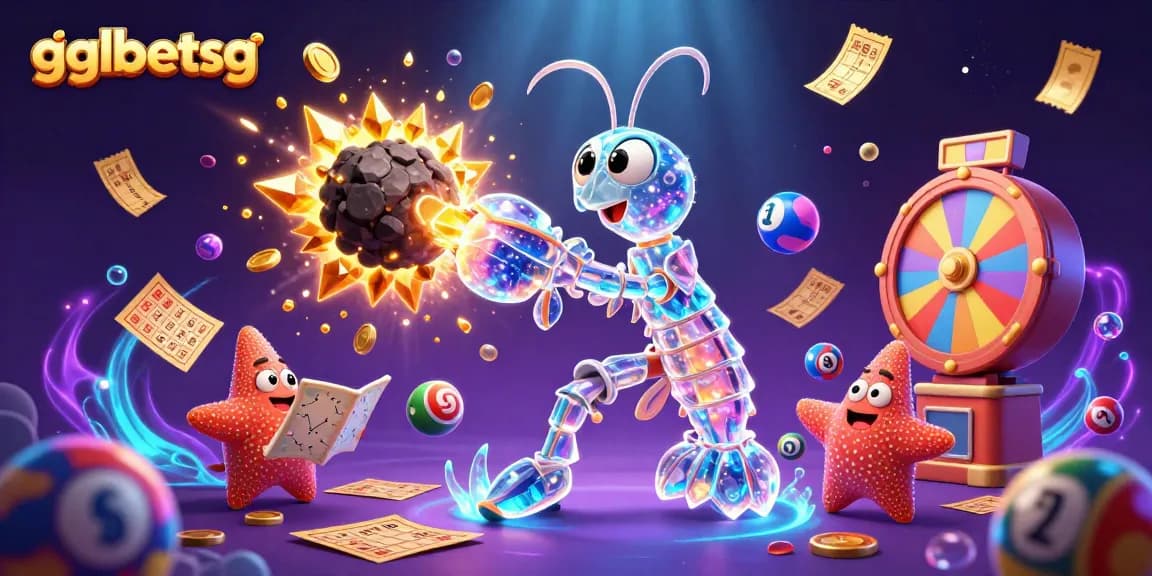 Engage in thrilling esports betting with gglbetsg in this vibrant 3D casino scene.