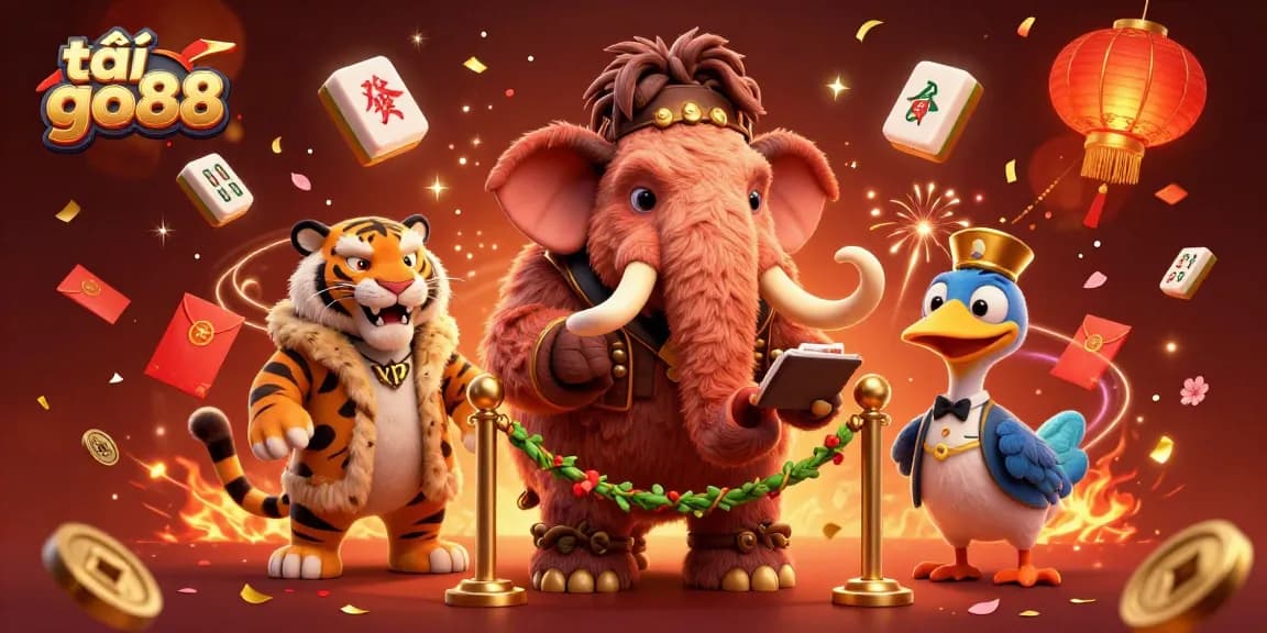 Experience the excitement of tải go88 with vibrant characters and gambling elements in a dynamic casino scene.