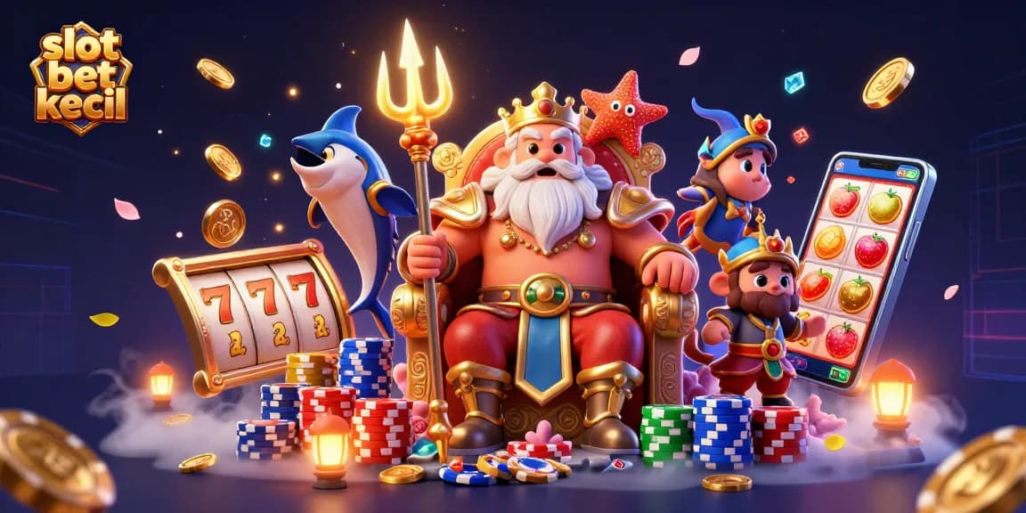 Engage in thrilling gameplay with slot bet kecil featuring vibrant slot reels and characters.