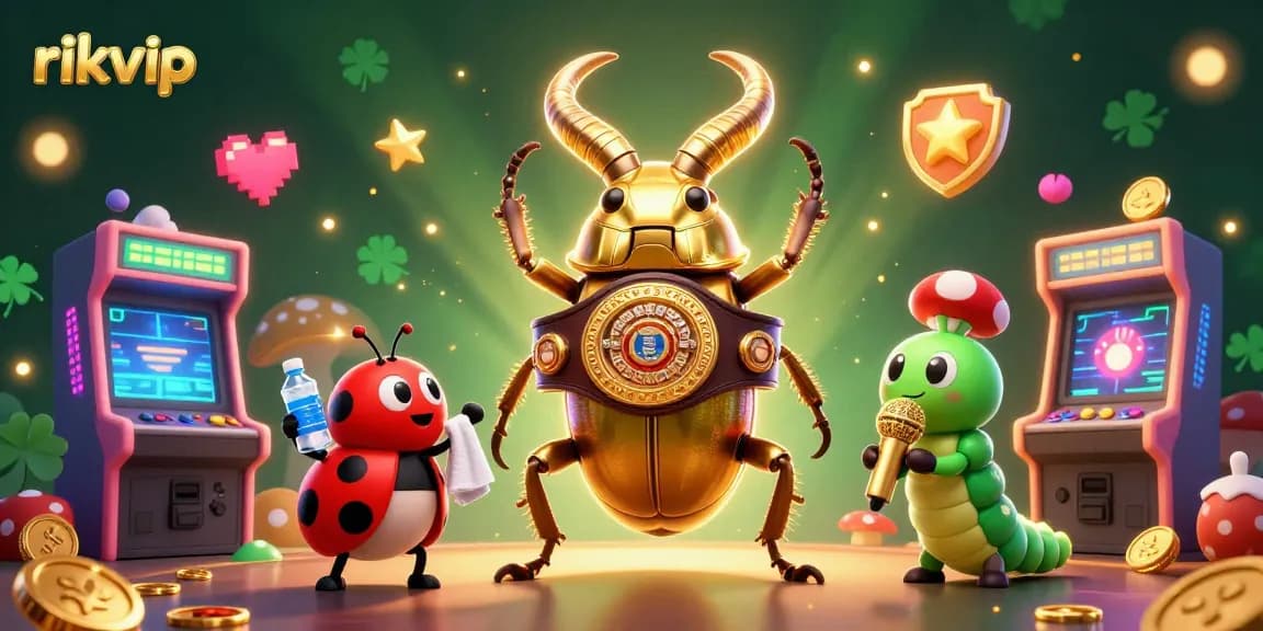 rikvip engages players with exciting gameplay in a colorful casino scene filled with 3D elements.