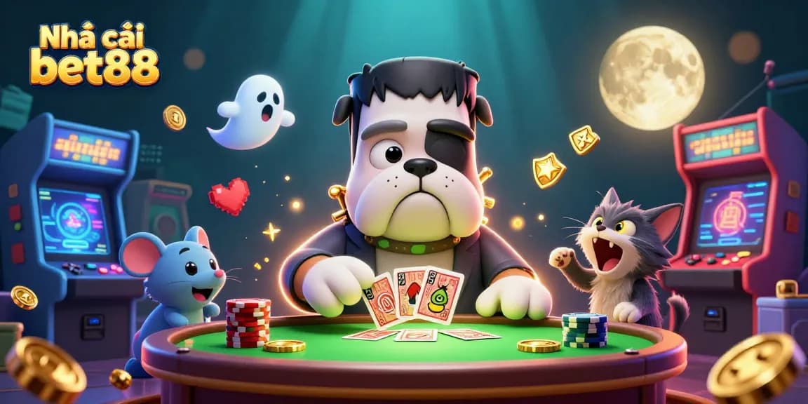 Experience thrilling games at Nhà cái bet88 with vibrant characters and exciting casino adventures.