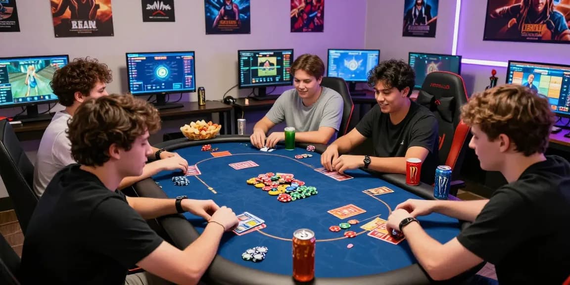 Exciting game bài đổi thưởng session with players enjoying card games and engaging visuals.