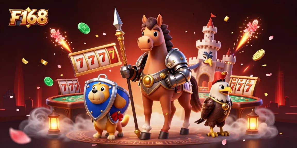 Experience the excitement of gambling with F168's thrilling games like slots and baccarat.
