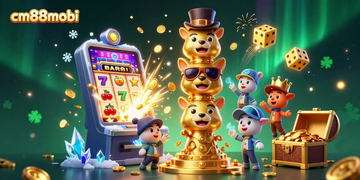 Spin the reels at cm88mobi with vibrant, dynamic casino atmosphere and exciting game elements!