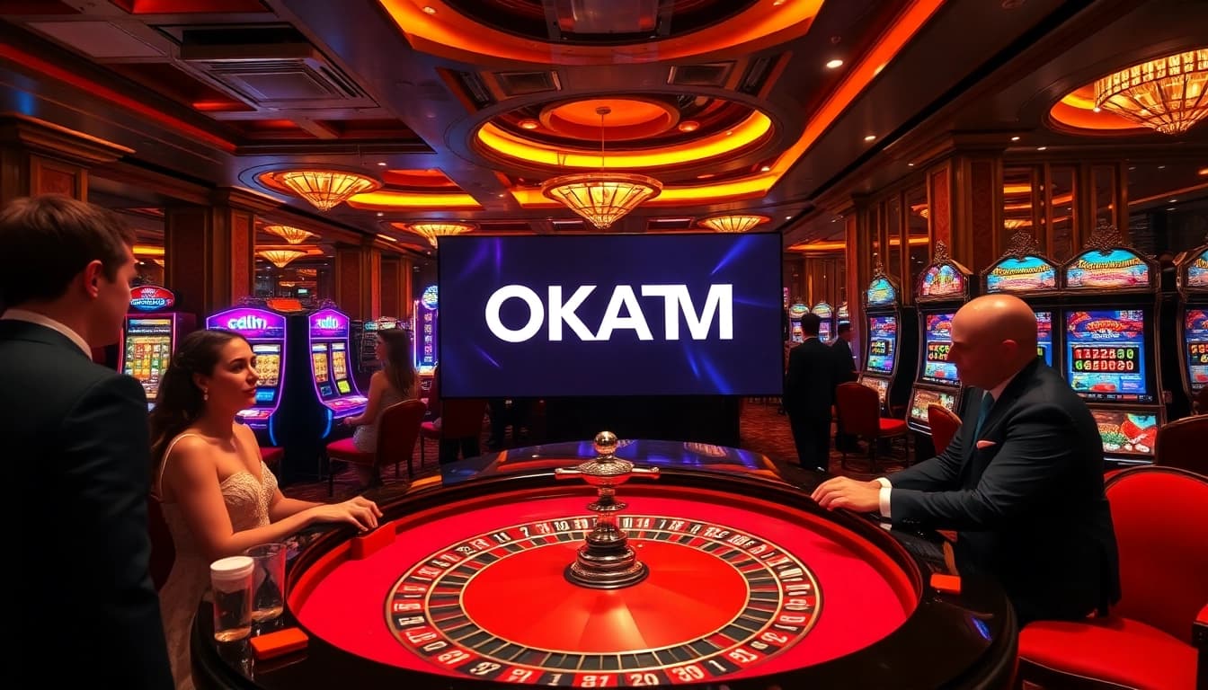 Experience the thrill of gambling at OKATM with exciting casino games and luxury surroundings.