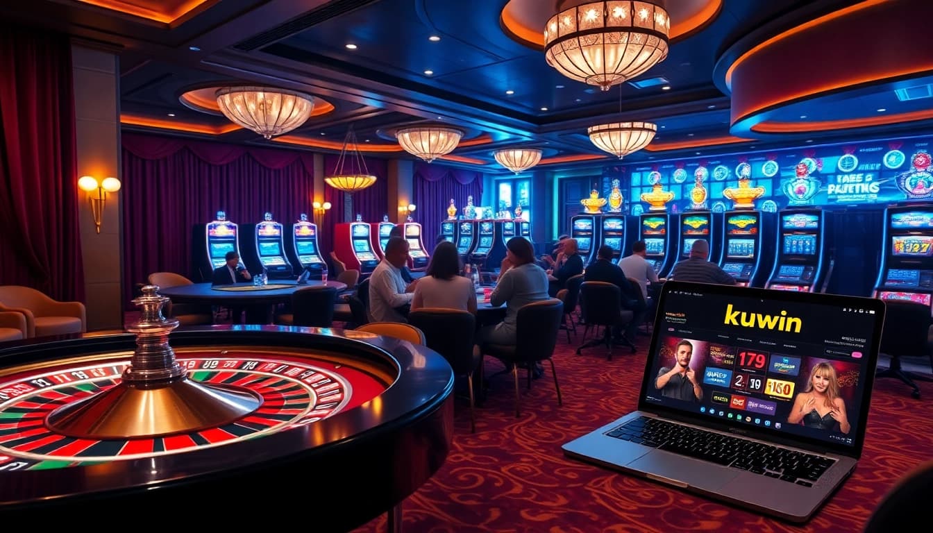 Experience thrilling games at kuwin casino with lively tables and online betting options.