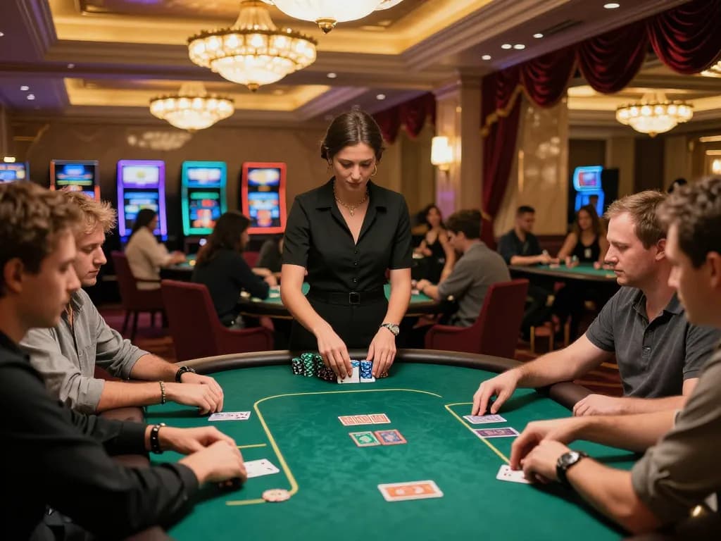 Rasakan permainan poker yang andal di kasino utama fly-nepal dengan pemain terlibat dalam aksi strategis.